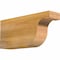 Ekena Millwork Del Monte Rough Sawn Rafter Tail, Western Red Cedar, 4"W x 8"H x 18"L RFT04X08X18DEL00RWR - alternate 1